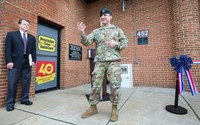 Robert Falconi, CEO and solider at the Fort Myer Grand Opening