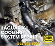 Jag XJ cooling system repair