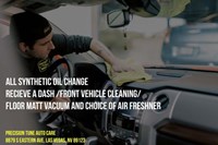 Synthetic Oil change Services