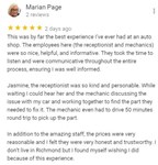 Positive Google Review