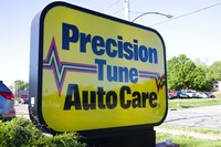 Precision Tune signage in front of the Shawnee, KS center