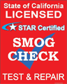 California STAR Certified Licensed Smog Check Test & Repair Center