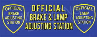 Official Brake & Lamp Adjusting Station