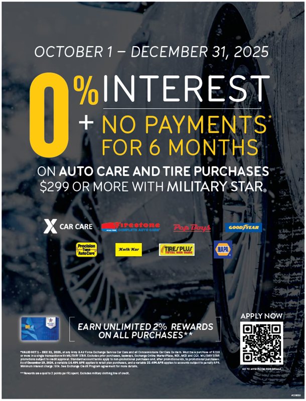 Military Star Card Offer